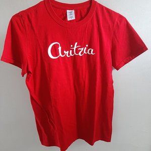 Aritzia Small Red T-Shirt 100% preshrunk Cotton